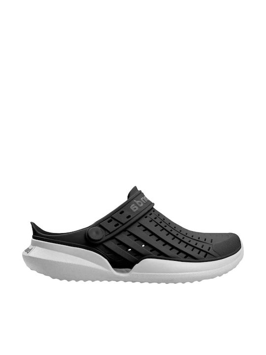 Boaonda Damen Clogs Schwarz