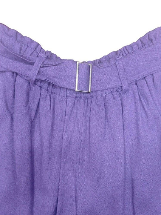 Benissimo Women's Shorts Purple