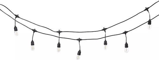 Suspendata Lampă Solară Ghirlande 2W cu Alb Cald Lumină IP65