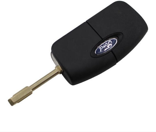 Foldable Car Key Shell with Blade with 3 Buttons for Ford