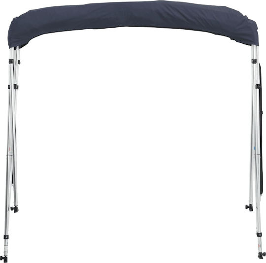 vidaXL Aluminium Boat Canopy L183xW185cm Gray