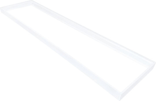 Support Frame for Lighting Fixtures made of Aluminum White