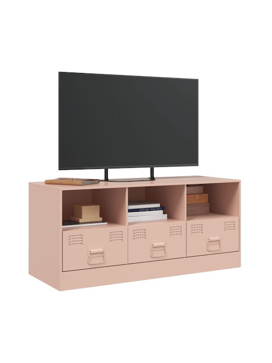 TV-Ständer Metall Rosa M99xT39xH44cm