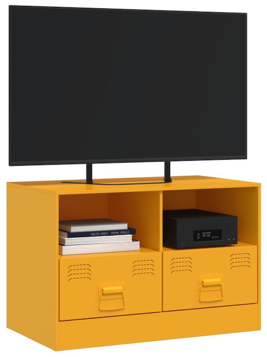 Stand TV Metalic Galben Muștar L67xA39xÎ44cm