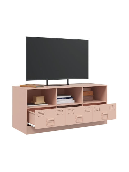 TV-Ständer Metall Rosa M99xT39xH44cm