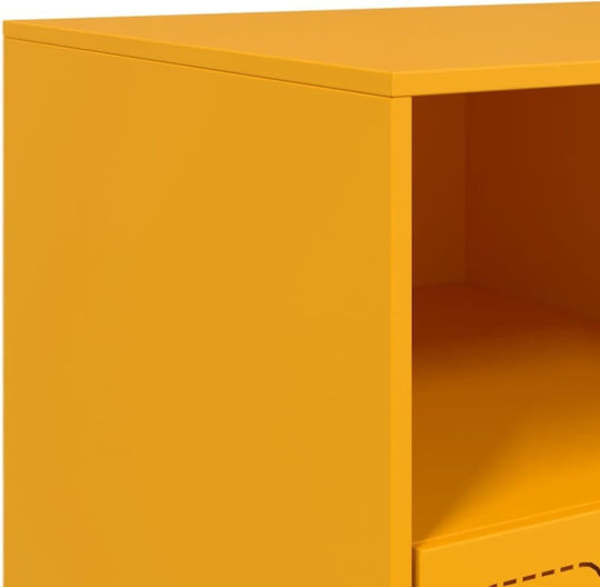 Stand TV Metalic Galben Muștar L99xA39xÎ44cm
