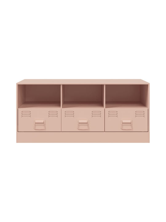 TV-Ständer Metall Rosa M99xT39xH44cm