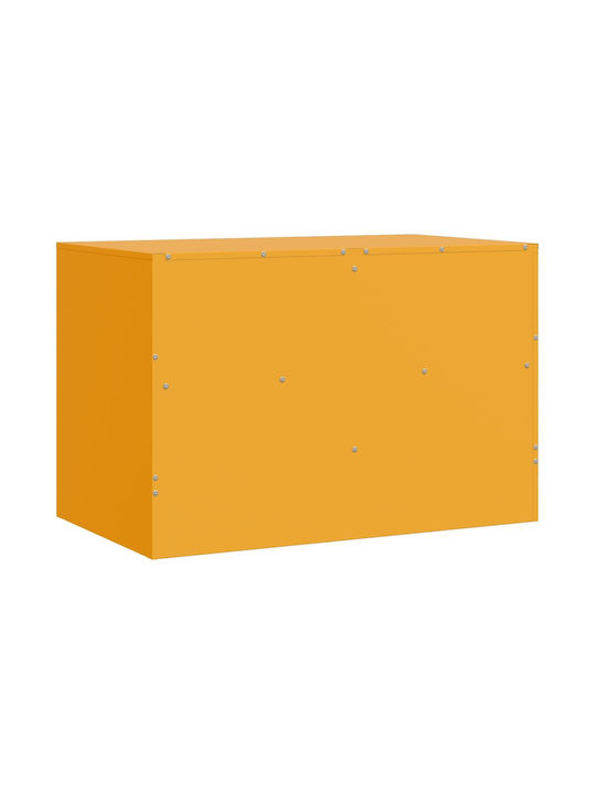 Stand TV Metalic Galben Muștar L67xA39xÎ44cm