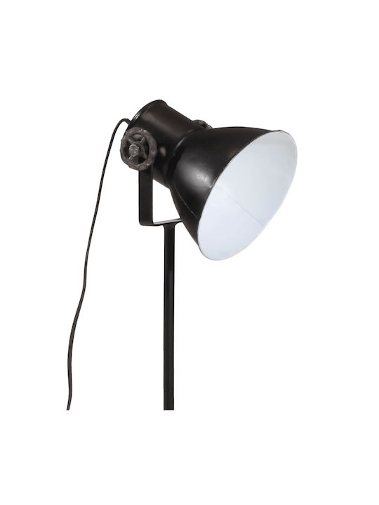 vidaXL Floor Lamp H65xW35cm. with Socket for Bulb E27 Black