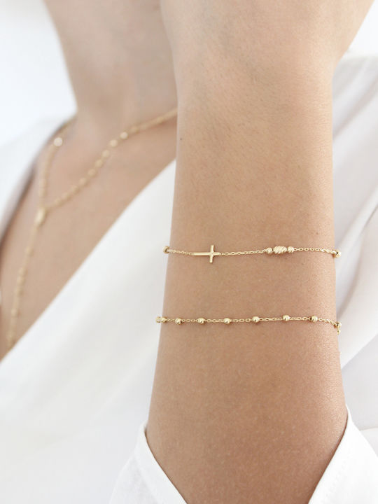 Armband Gold 14K Dots Shine