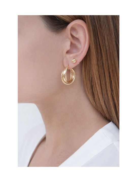 Earring Gold 14K Shiny Party