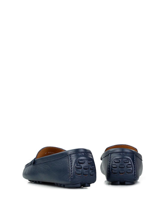Herren Mokassins in Blau Farbe