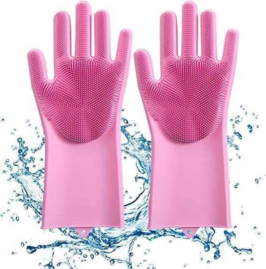 Ofenhandschuh Silikon in Rosa Farbe 1Stück