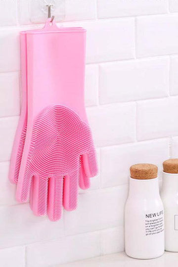 Ofenhandschuh Silikon in Rosa Farbe 1Stück