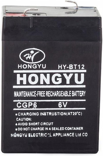 UPS Battery with Capacity 4.5Ah and Voltage 6V AT02001 1pcs