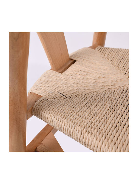 Lima Dining Room Wooden Chair Natural 56x52x76cm