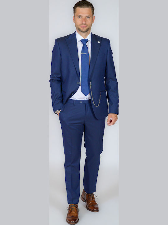 Мъжки Костюм BLUE