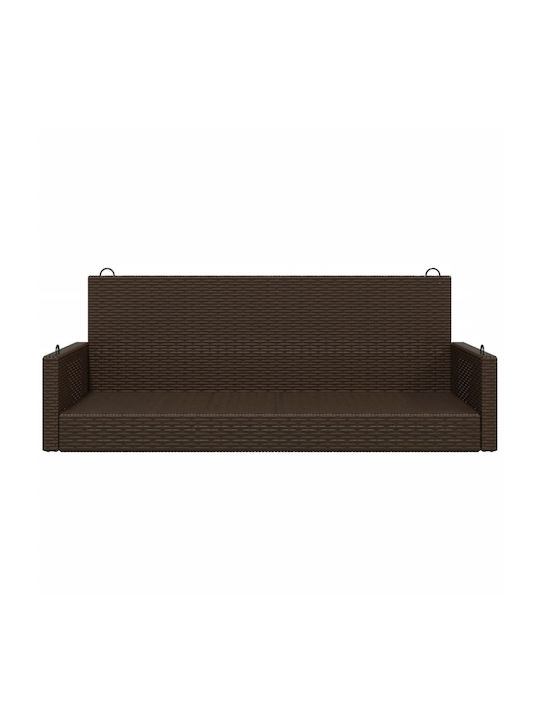 Leagăn suspendat 2 sloturi Rattan Maro Rezistență până la 110kg L119xL56xH48cm