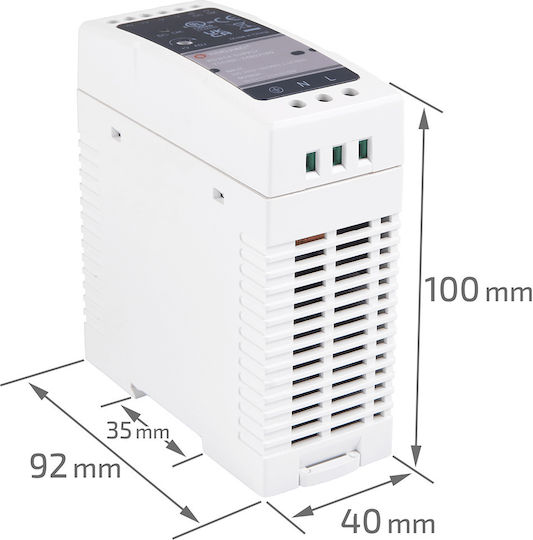 Τροφοδοτικό Ράγας με Έξοδο 12V και Ισχύ 60W 5A