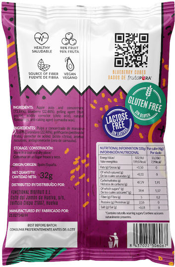 Frutapura Blueberries without Sugar 32gr