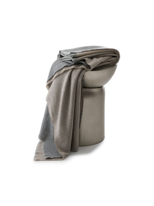 Am.Pm Armchair Throw Two Sides 135x215cm Cashmere
