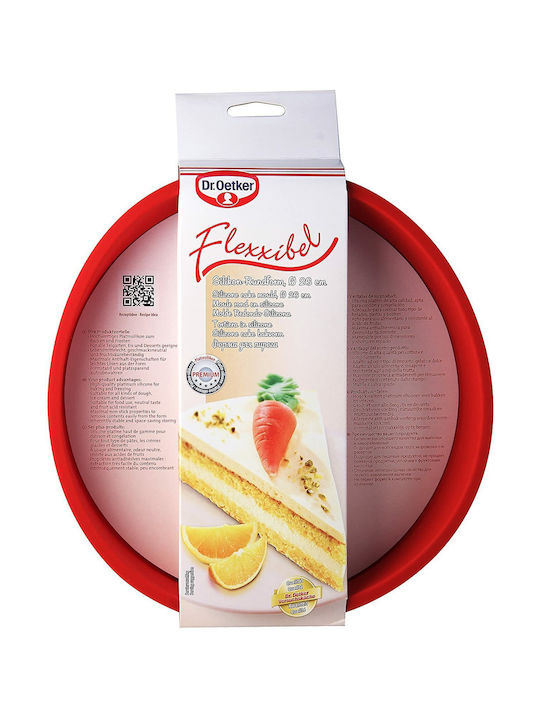 Dr. Oetker Φόρμα Ζαχαροπλαστικής για Κέικ Στρογγυλή 26x26εκ.
