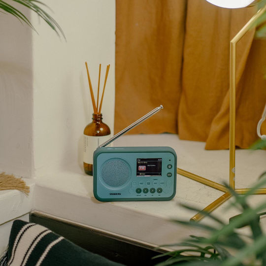 Sangean DPR-76BT Tabletop Radio Battery DAB+ with Bluetooth Light Blue