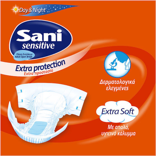 Sani Sensitive Extra Protection XLarge in Weiß Farbe 10Stück