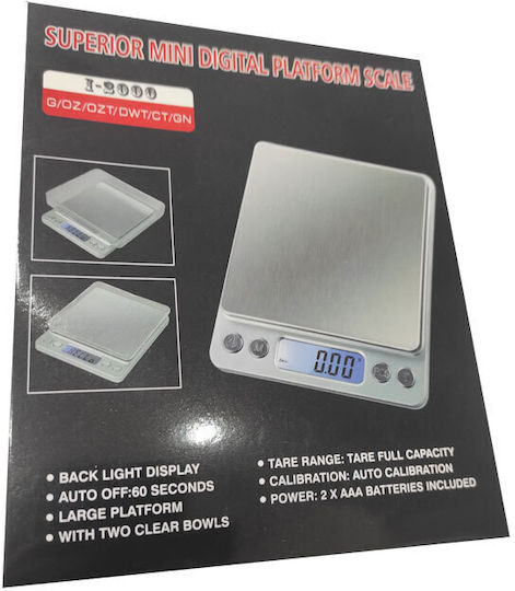 Electronic Precision Commercial Scale with Weighing Capacity of 0.5kg and Division 0.01gr