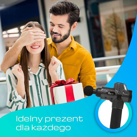 Extralink Gun Massage for the Body with Vibration Black