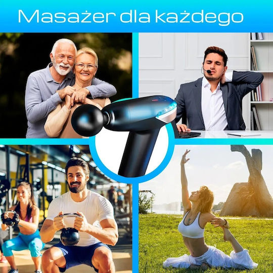 Extralink Πιστόλι Μασάζ για το Σώμα με Δόνηση Μαύρο