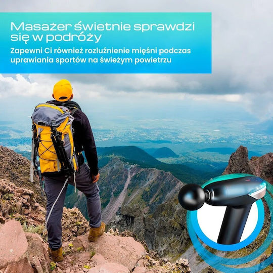Extralink Πιστόλι Μασάζ για το Σώμα με Δόνηση Μαύρο