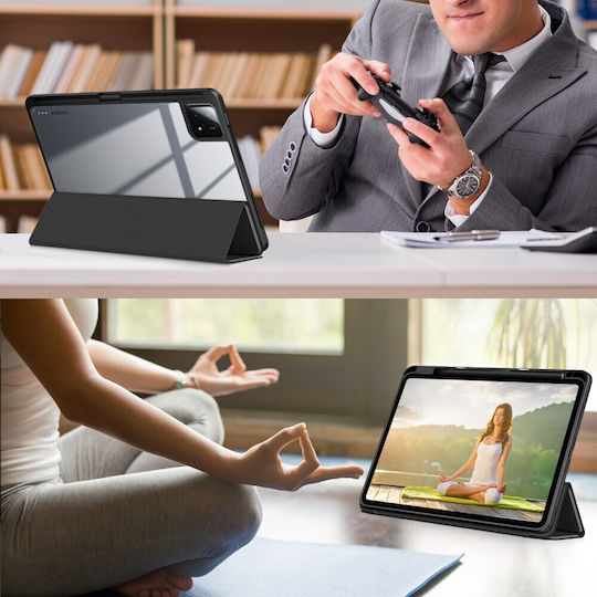 Flip Cover Dauerhafte Schwarze Xiaomi Pad 6S Pro 12.4