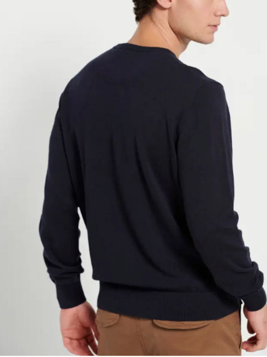 Funky Buddha Men's Long Sleeve Sweater Navy Mel