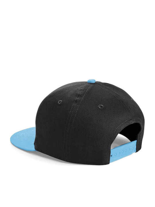 Beechfield Kids' Hat Jockey Fabric Happy Halloween (χαλοουίν) Black
