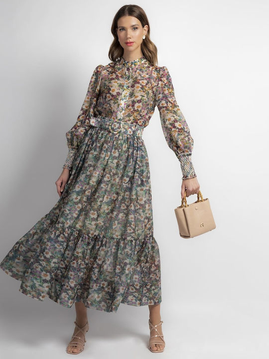 Skirt Floral Khaki