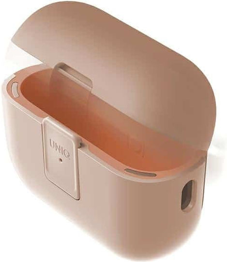 Uniq Θήκη Πλαστική / Σιλικόνης σε Ροζ χρώμα για Apple AirPods 1 / AirPods 2