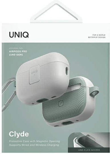 Uniq Case Plastic / Silicone in White color for Apple AirPods 1 / AirPods 2