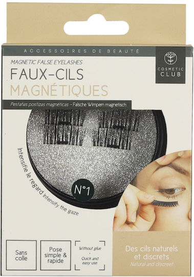 Cosmetic Club Μαγνητικές Βλεφαρίδες Μαύρες 4τμχ