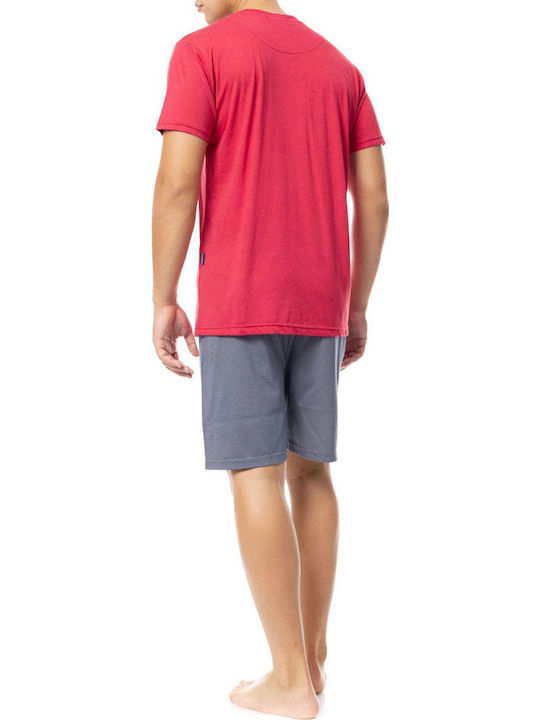 Ulisse Men's Summer Pajamas Set Grey