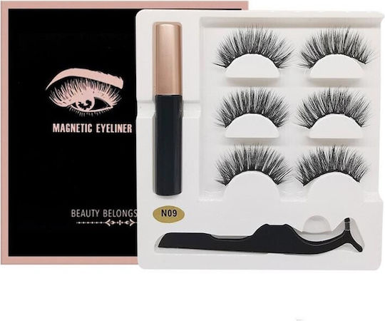 Set Gene False Beauty Îți aparține Magnetic Eyeliner Eyelash Suit 29