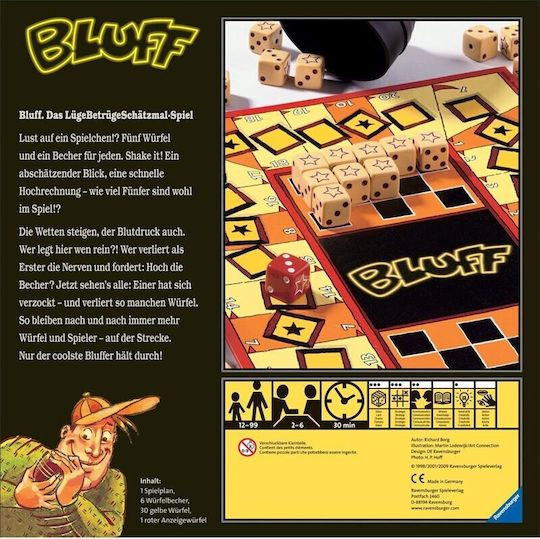 Board Game Bluff for 2-6 Players 12+ Years Old (EN) Ravensburger