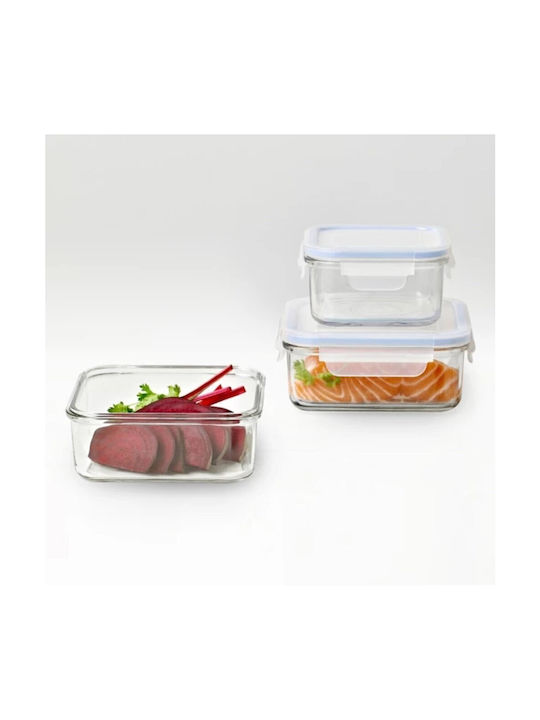 Glasslock Cutie pentru Mâncare Plastic 3buc
