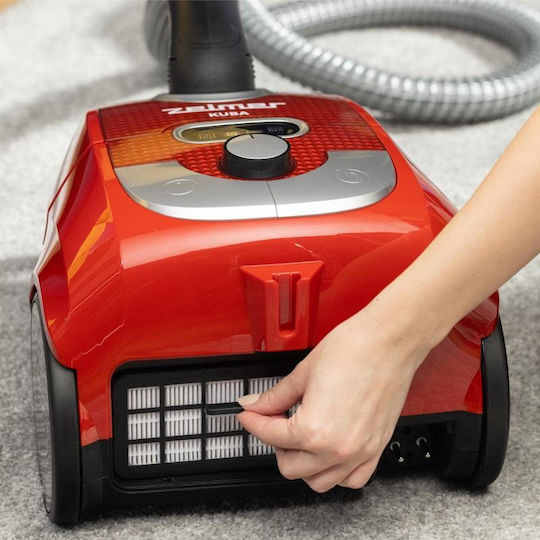 Zelmer ZVC335 Aspirator 650W cu sac 3lt Roșie