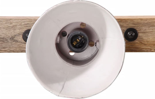 vidaXL Lamp Wall with Socket E27 Bronze 65x25cm
