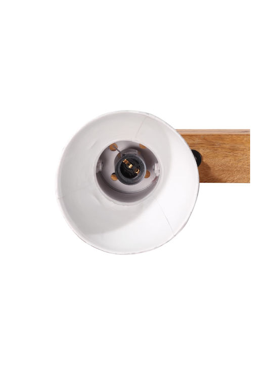 vidaXL Lamp Wall with Socket E27 Bronze 45x25cm