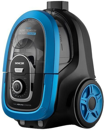 Sencor SVC 1035TQ Ηλεκτρική Σκούπα 750W με Κάδο 1lt Μαύρη