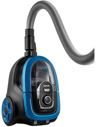 Sencor SVC 1035TQ Ηλεκτρική Σκούπα 750W με Κάδο 1lt Μαύρη