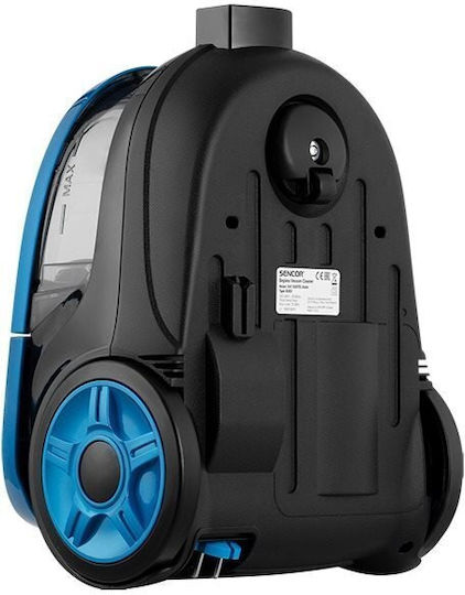 Sencor SVC 1035TQ Ηλεκτρική Σκούπα 750W με Κάδο 1lt Μαύρη