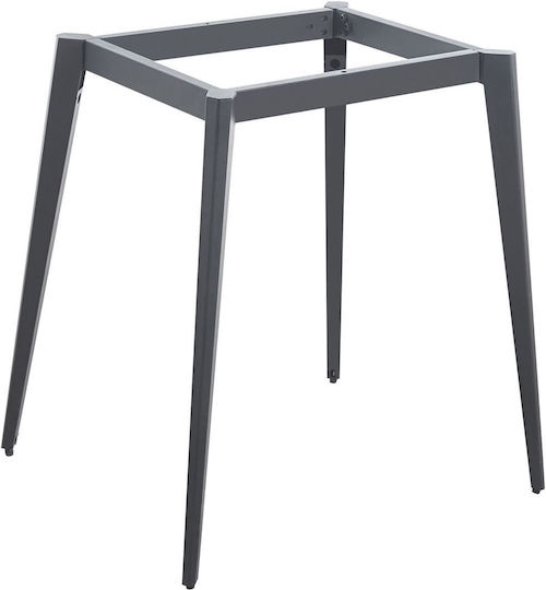 Woodwell Vidal Stand de masă din Metal Negru 70x70x72cm